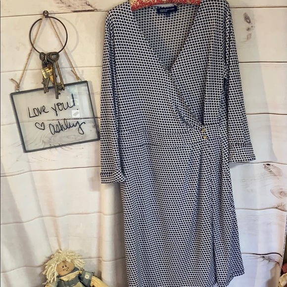 Jones New York; Houndstooth; MIDI; Dress; M - Picture 4 of 8